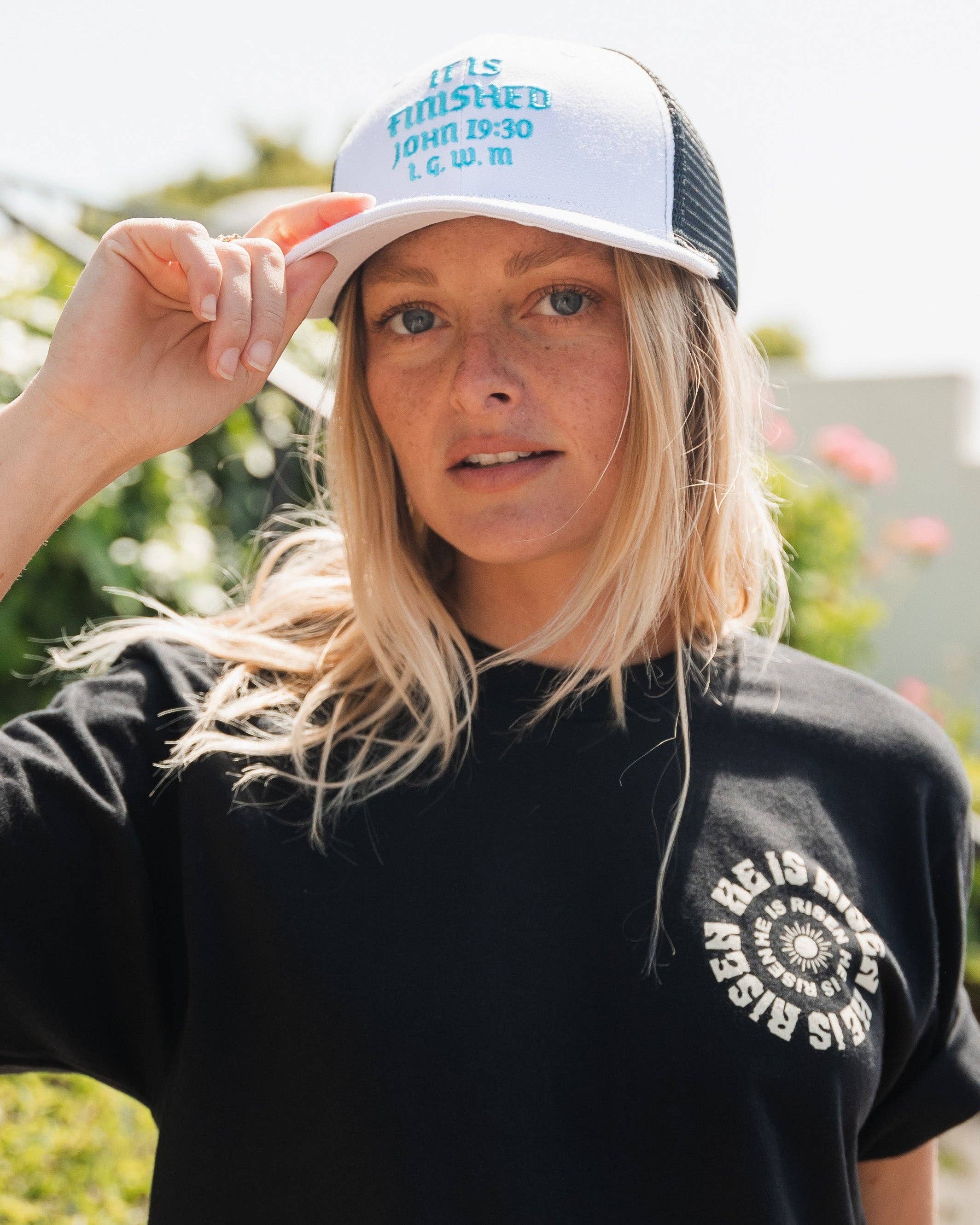 "It Is Finished" Trucker Hat
