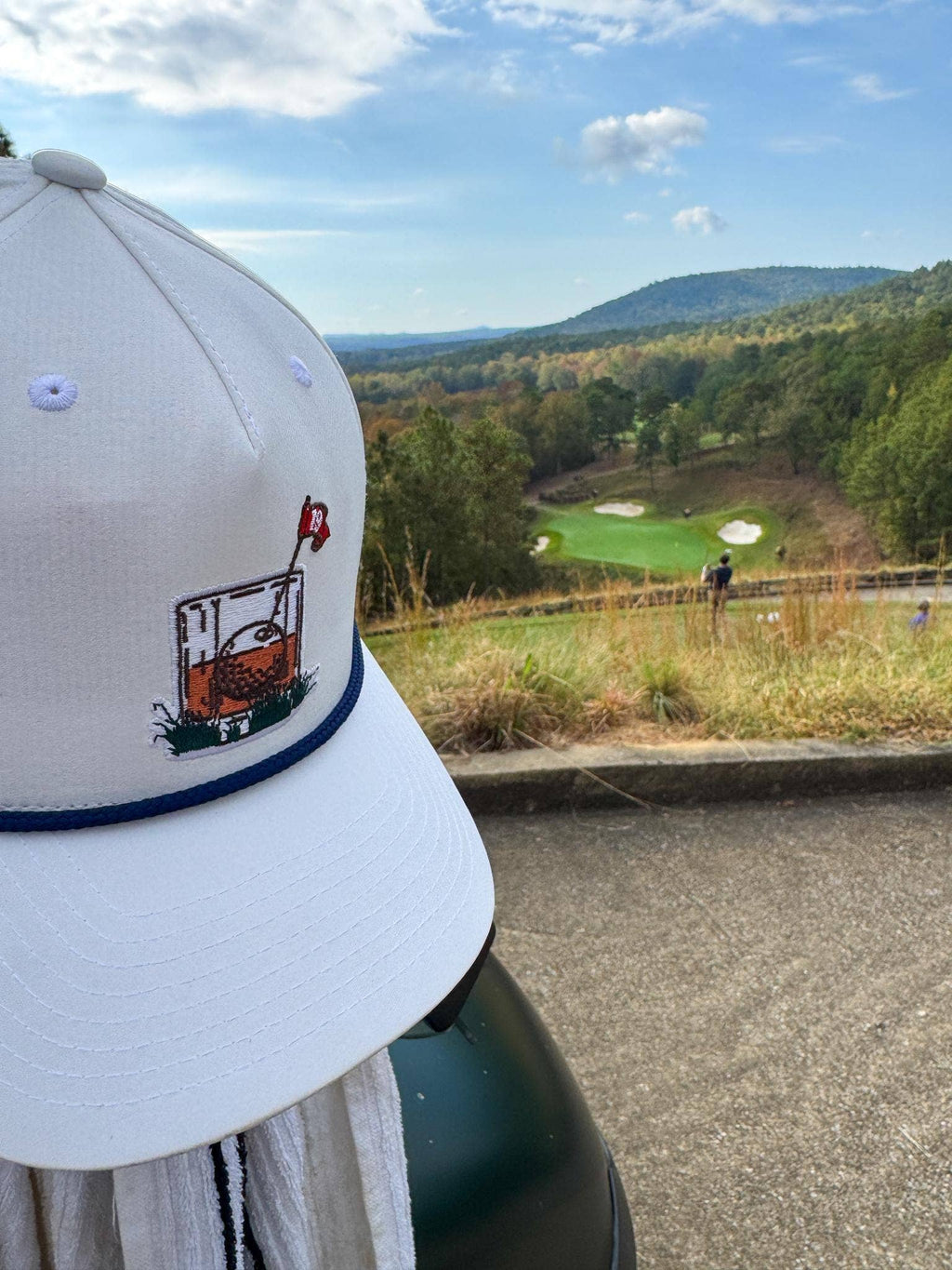 "19th Hole" Rope Hat: White