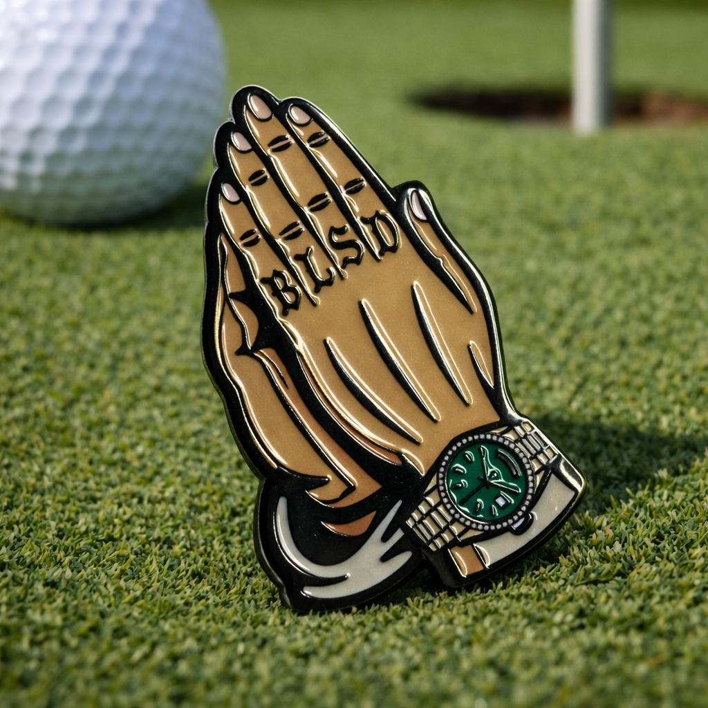 BLSD Praying Hands Soft Enamel Ball Marker