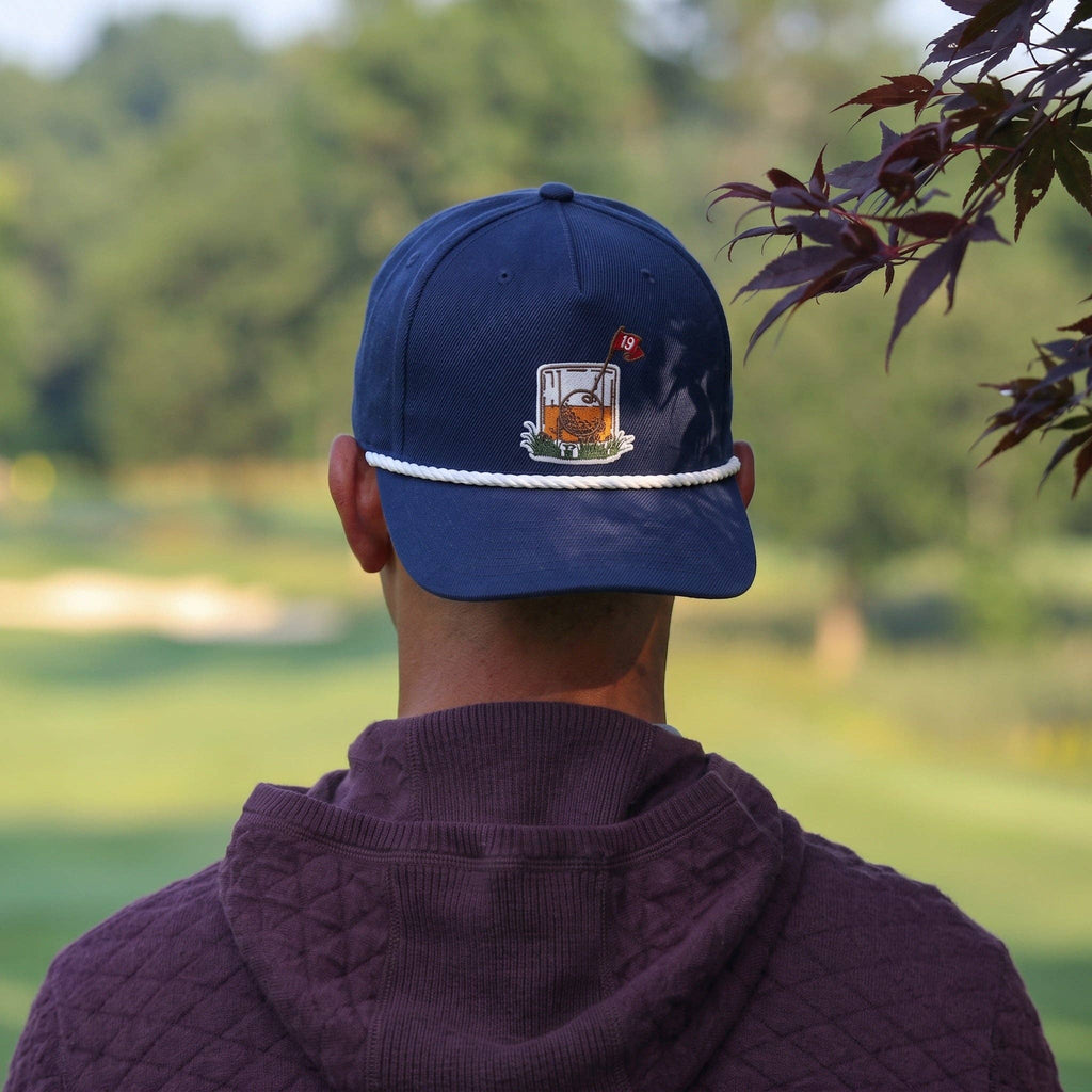 "19th Hole" Rope Hat: White