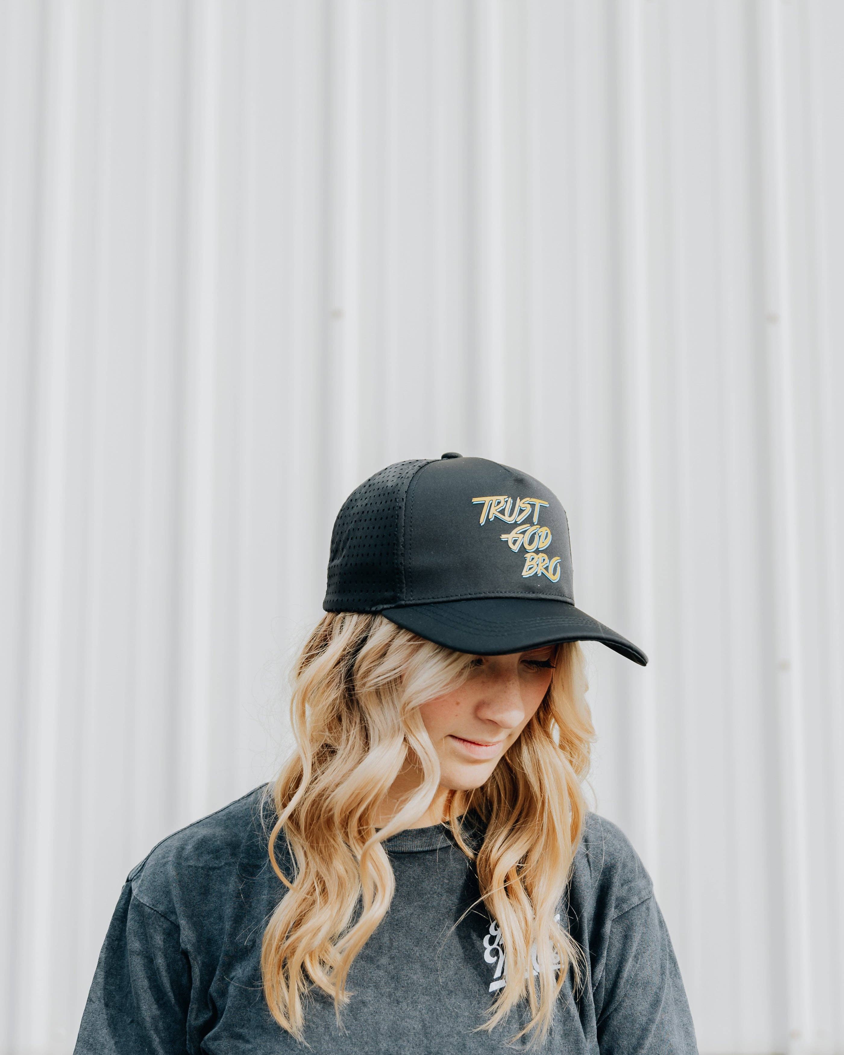 'Trust God Bro' Hat: Flat Brim