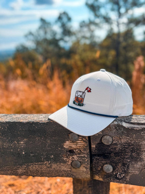 "19th Hole" Rope Hat: White