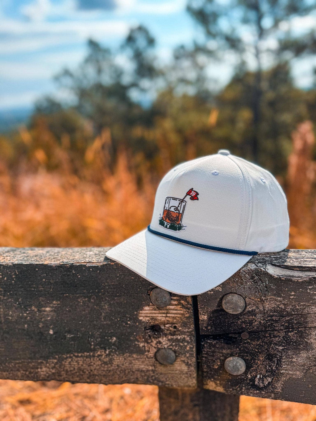 "19th Hole" Rope Hat: Navy