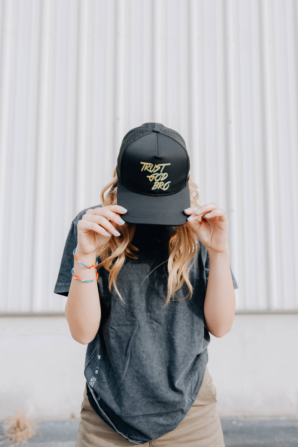 'Trust God Bro' Hat: Curved Brim