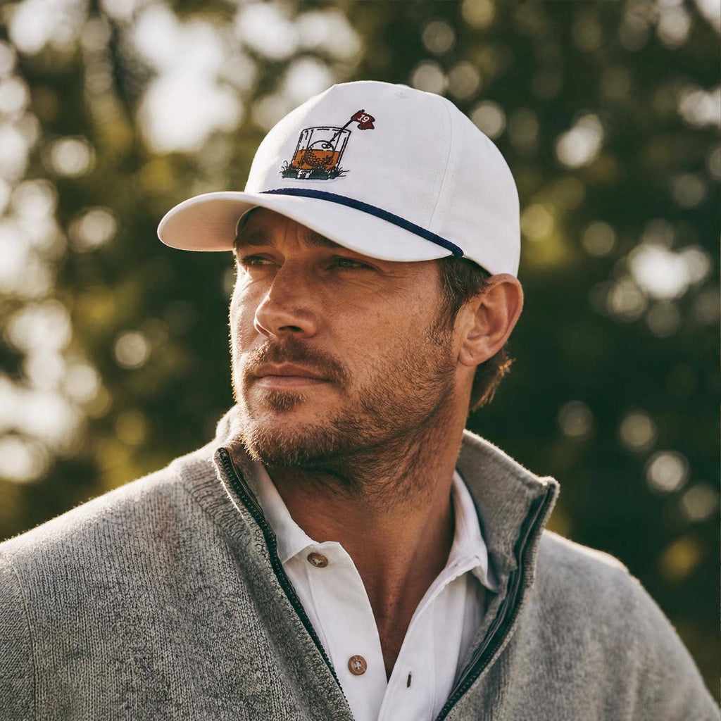 "19th Hole" Rope Hat: White
