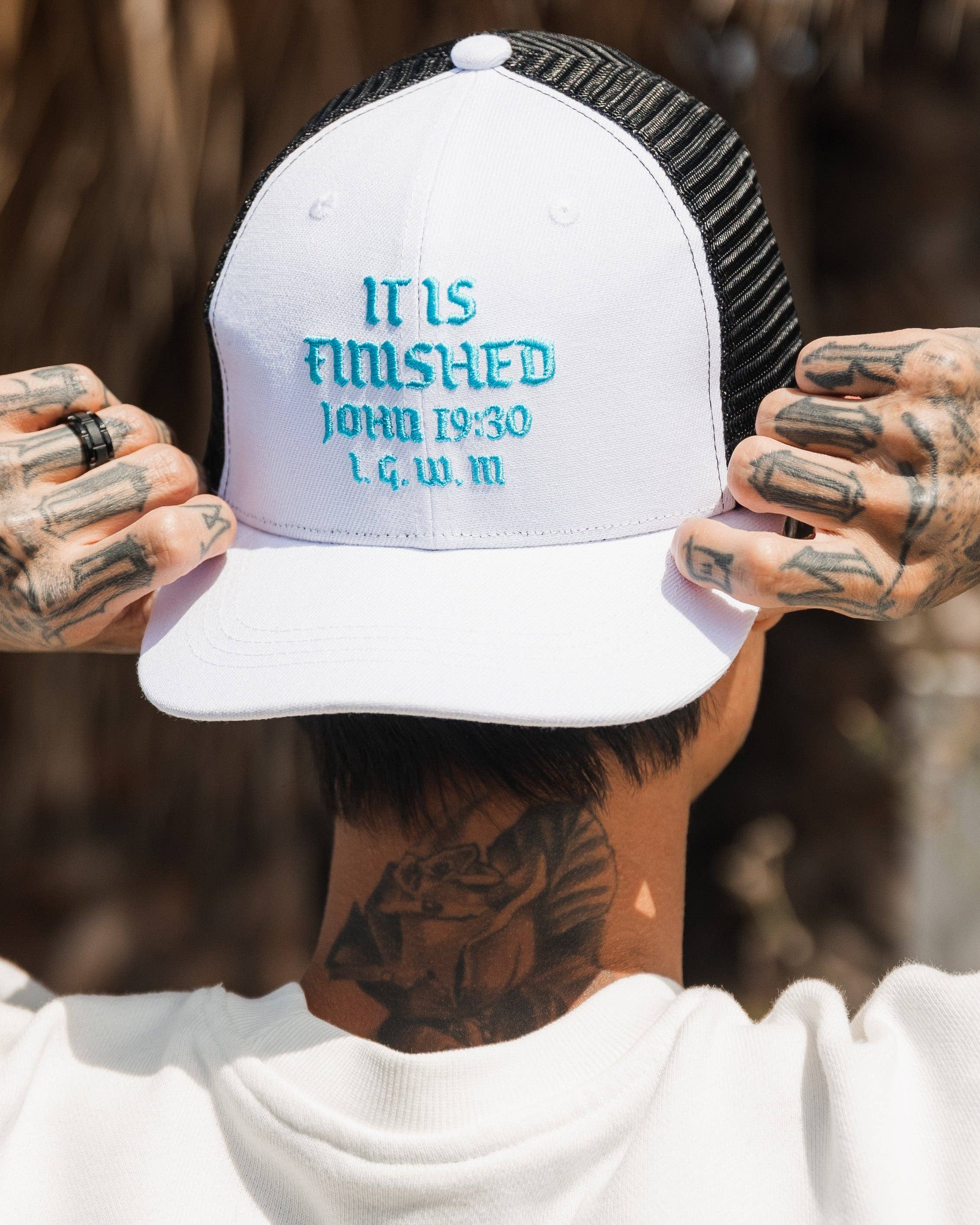 "It Is Finished" Trucker Hat